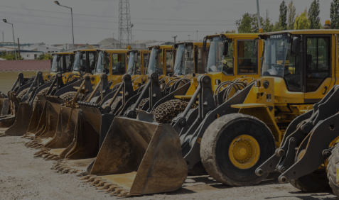 Dozers lined up